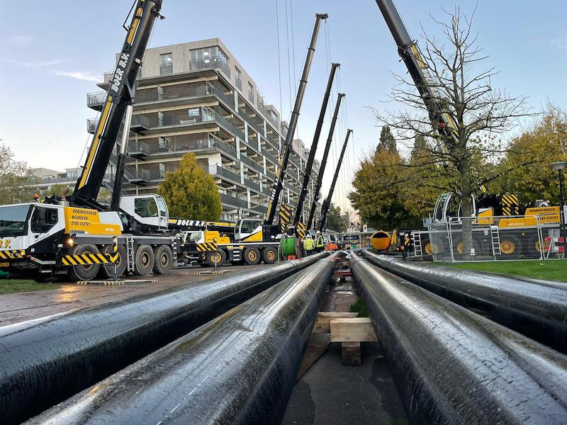 warmtenet aanleg Amstelwijck